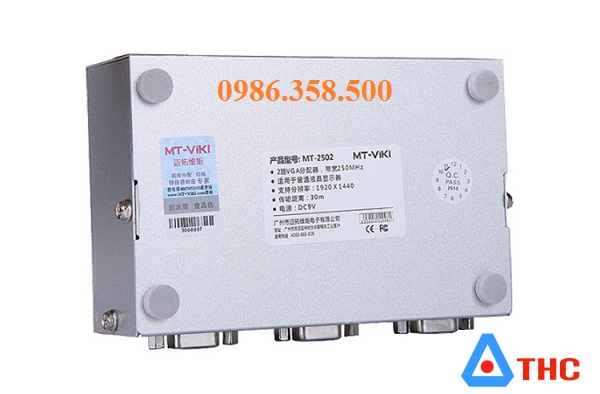 Bộ chia vga 1 ra 2 loại 250 Mhz MT VIKI